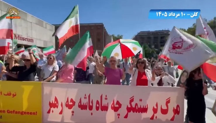  خبرگزاری پروتستان (epd)-  اعتراض چند صد نفر در کلن به کشتارها در ایران